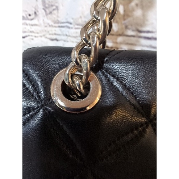 Kate Spade Natalia Convertible Black Shoulder Crossbody Bag Quilted - Picture 4 of 16